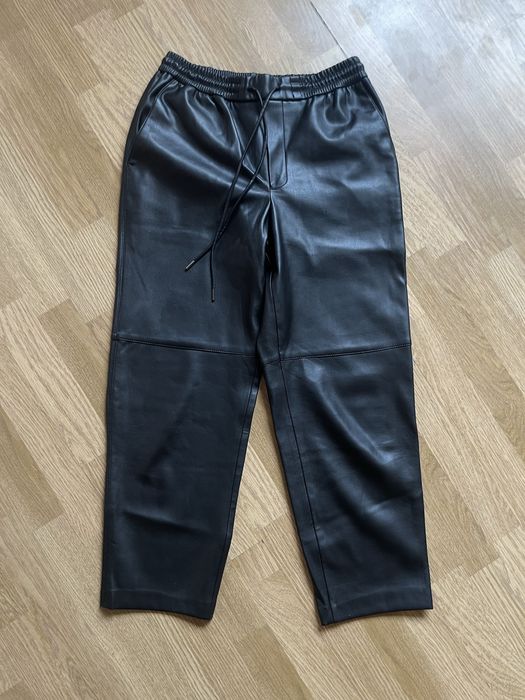 Штаны эко кожа MANGO