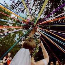 POLECAMY zabawa oczepinowa w nowym wydaniu.Opaska na bukiet ślubny.