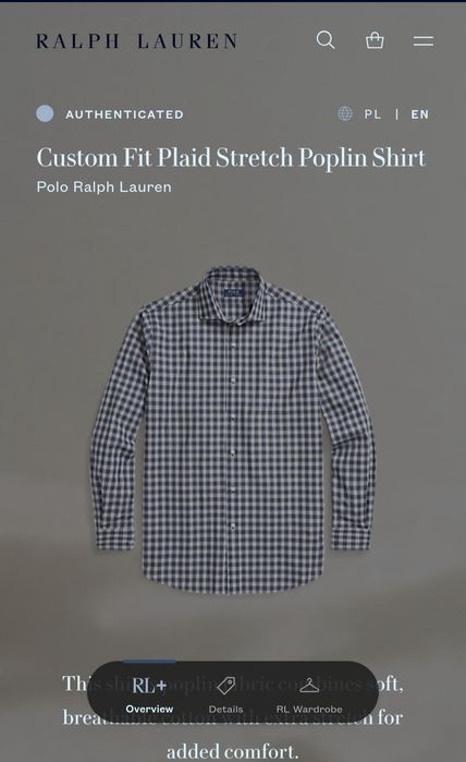 Koszula Męska Ralph Lauren XL