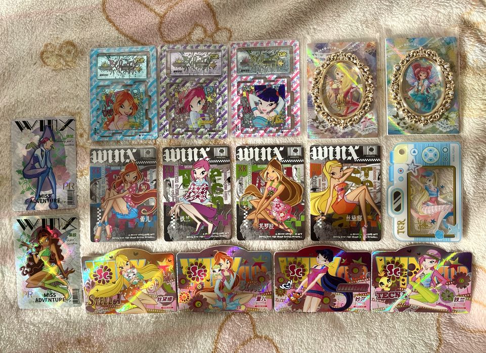 Колекційні картки Вінкс рідкісні Winx