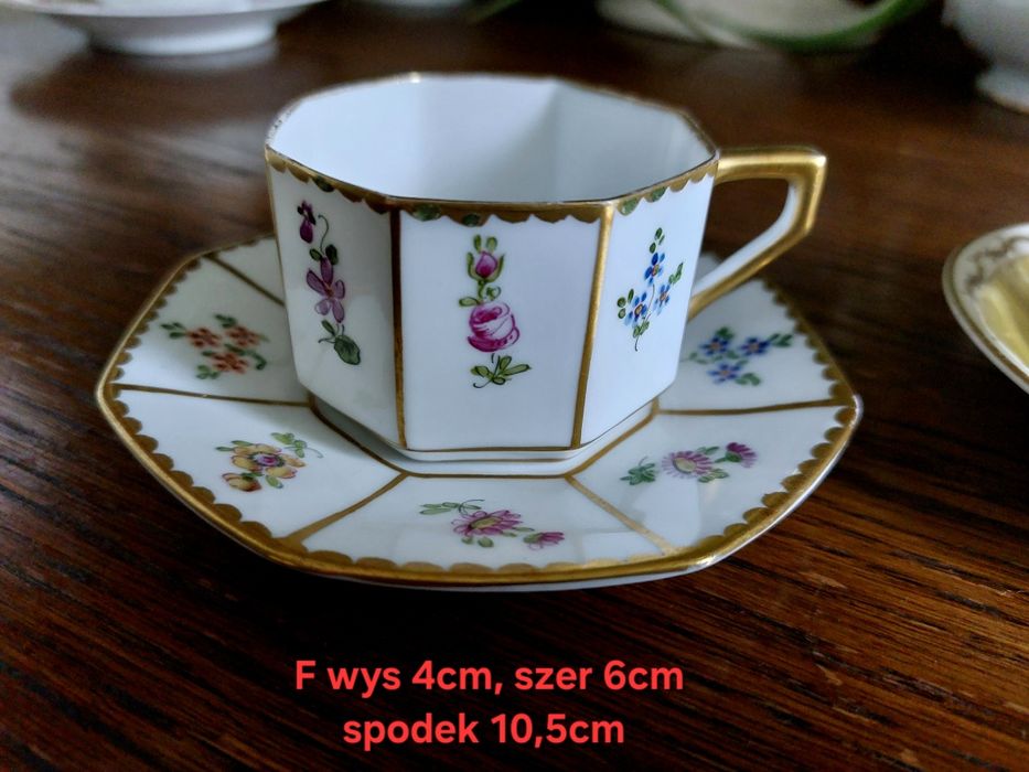 Kolekcjonerska filiżanka mokka Rosenthal przedwojenna