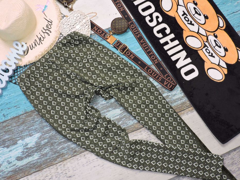 Moss Copenhagen Spodnie dresy khaki lampas XS