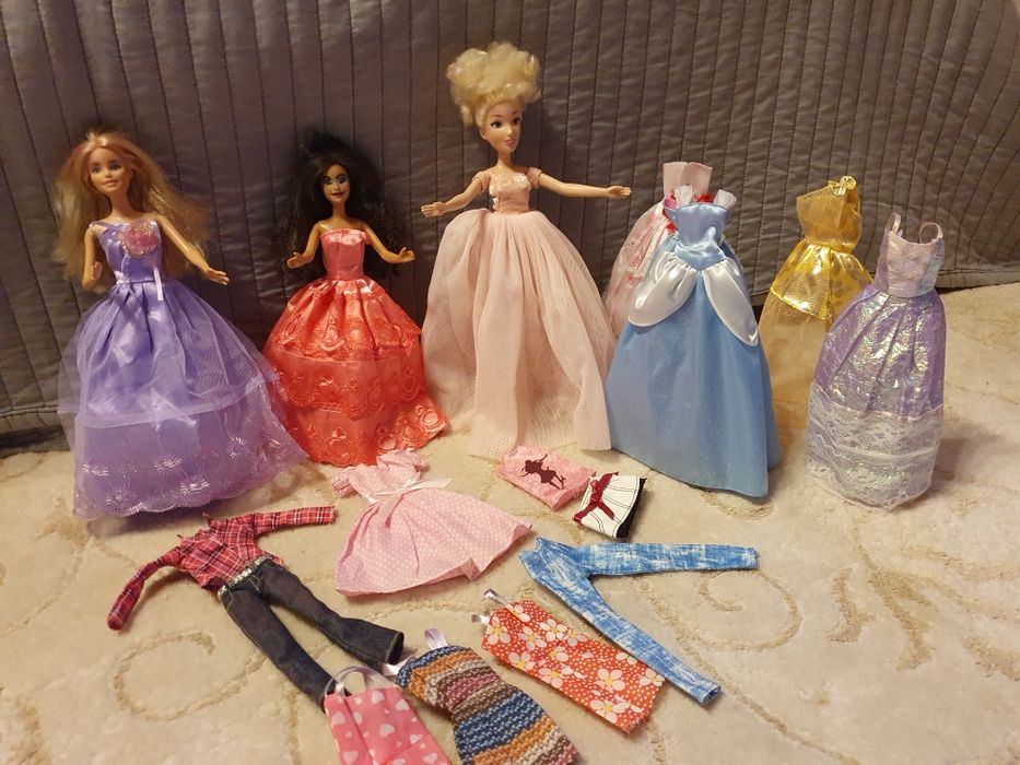 Lalki Barbie duzy zestaw
