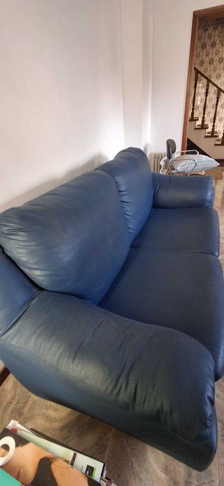 Sofa 2 lugares azul