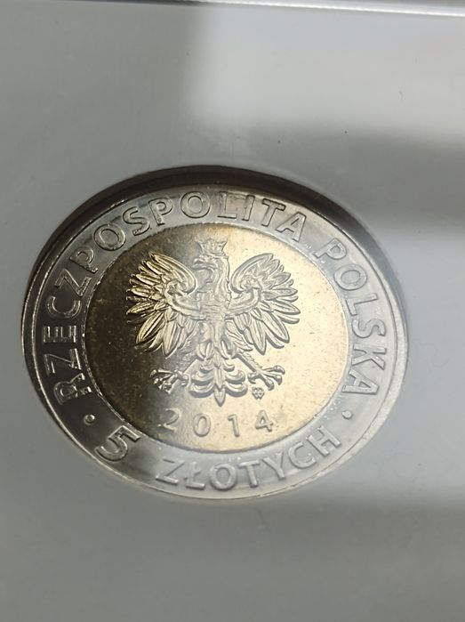 25 Lat Wolności 5zł 2014r MS 68