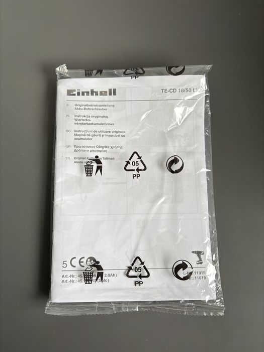 Einhell TE-CD 18/50 Li BL Wiertarko-wkrętarka akumulatorowa