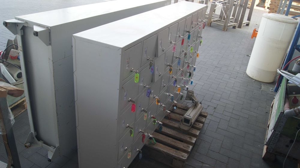 Szafka skrytkowa 5 kolumn 9 skrytek w kolumnie