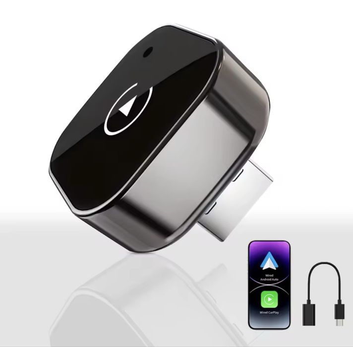 Adaptador sem fios Apple Carplay e Android Auto
