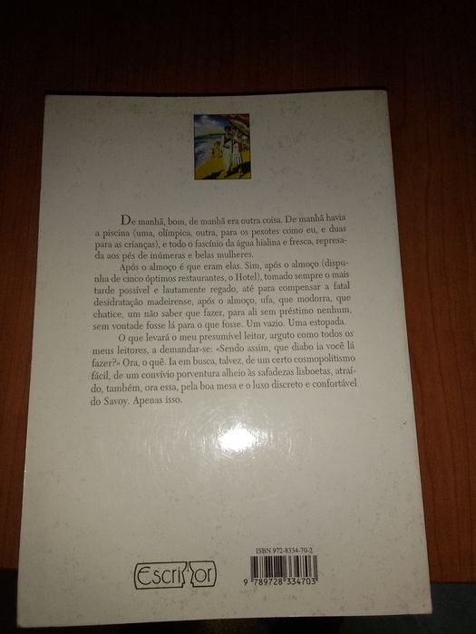 Livro um Secreto Entardecer de Luís Cajao