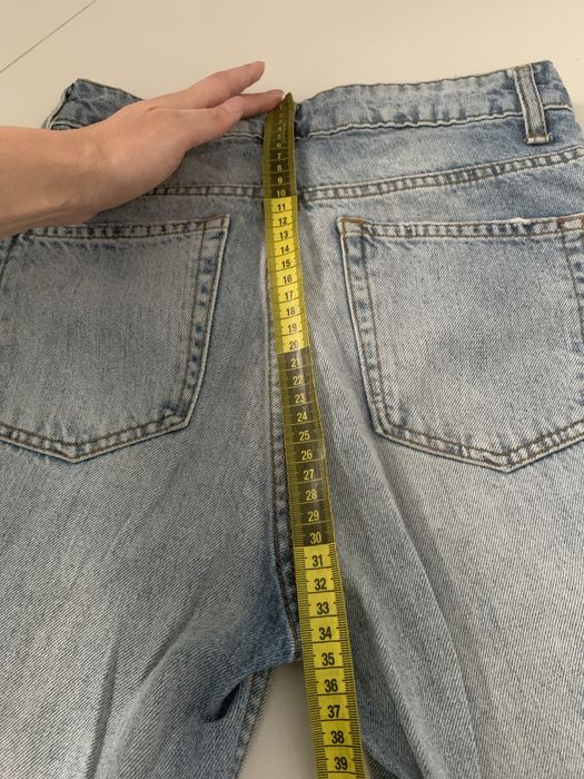 Джинси мом, голубі