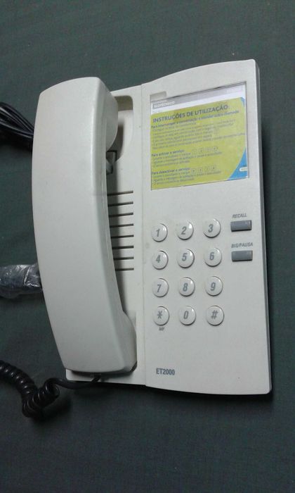 Telefone vintage fixo, Elotécnico ET2000 - 1999