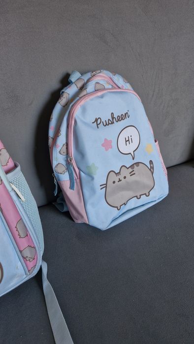 Plecak szkolny, zestaw, plecak mały pusheen
