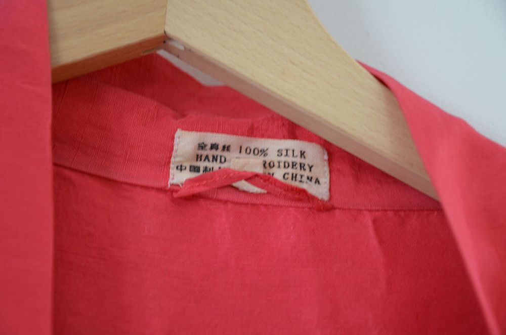 szlafrok 100\% silk /jedwab r. L24