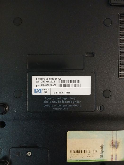 Portatil HP para Arranjo ou para tirar peças modelo nas foto
