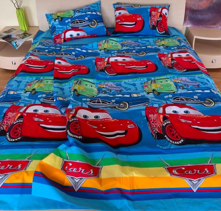 Постільна білизна,постель,дитяча,полуторка,односпальна,мікімаус,котики