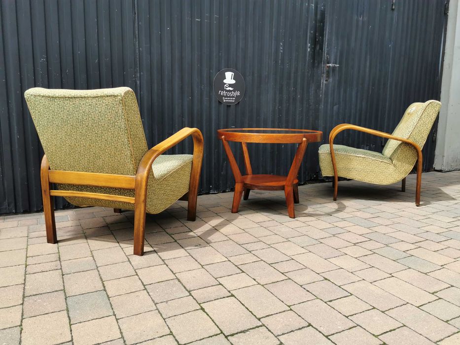 Zestaw ART DECO Kropáček & Koželka, Czechosłowacja '40-'60, Retro, PRL