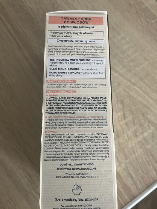 PHYTO Paris Farba do wlosów