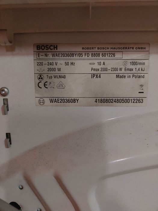 Bosch Maxx 6 używana