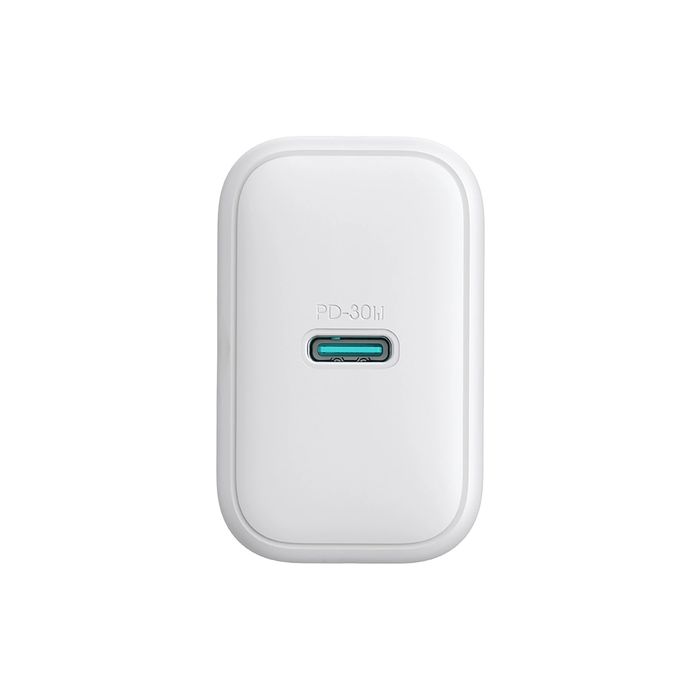 Ładowarka Joyroom JR-TCF24 sieciowa USB-C PD 30W QC SFC - biała + kabel USB-C 1m