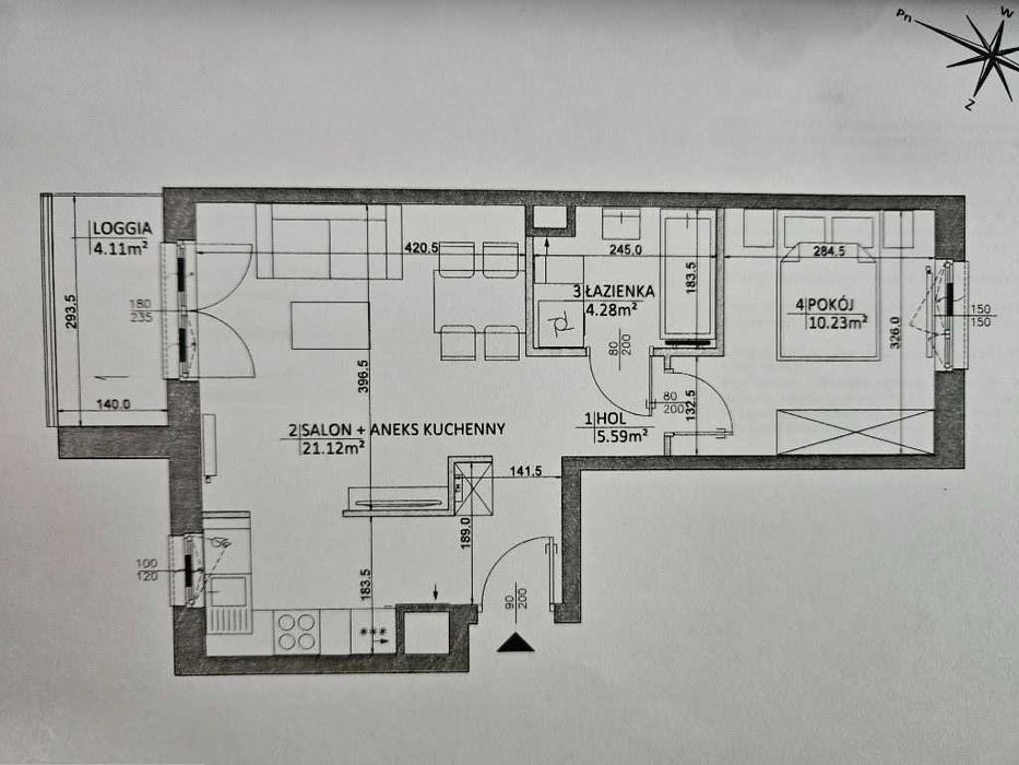 Wynajmę bezpośrednio przytulny cichy dwustronny apartament dwupokojowy