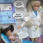 Lalka Barbie dentysta dentystka stomatolog dzwięk Dentist Mattel 1997