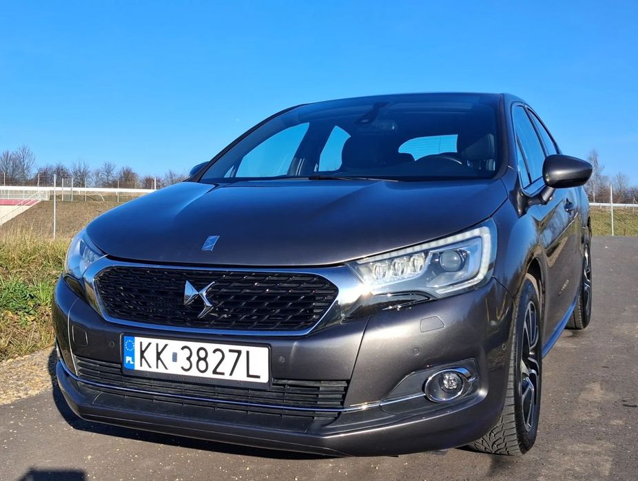 DS Automobiles DS 4 Lampy ksenononowe, niski przebieg, zadbany, AndroidAuto