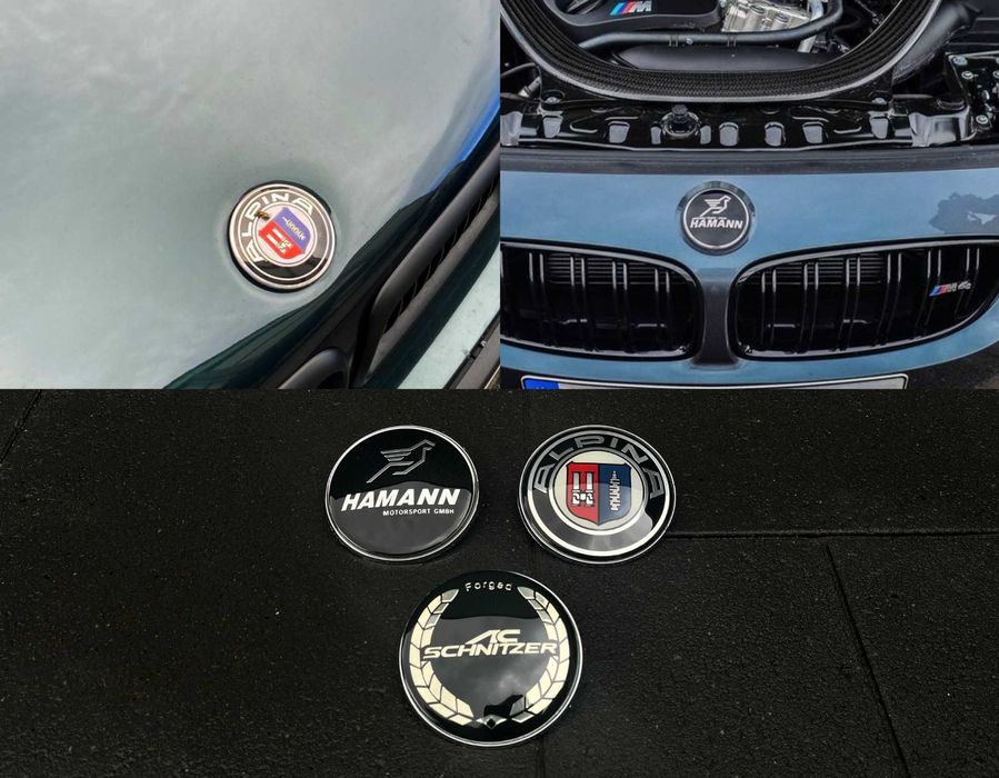Эмблема BMW 82 мм Alpina Hamann Ac Schnitzer E36 E60 E70 E39 БМВ лого