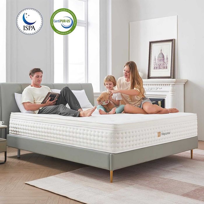 Nowy materac / topper / 7-strefowy / 200x200x26CM / HIEPUNOS / H3/H4 !W822!