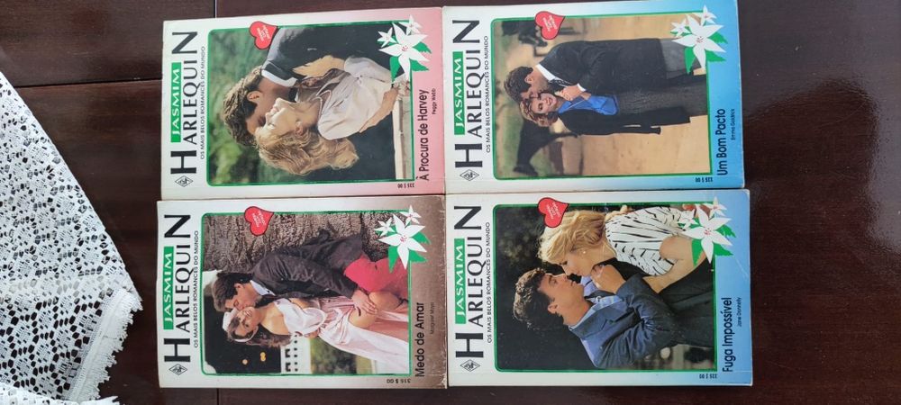 Livros coleção jasmim Harlequin
