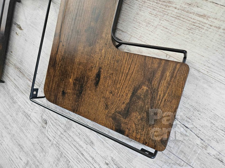 Loftowa dekoracja narożna ścienna kwietnik dom 2 sztuki