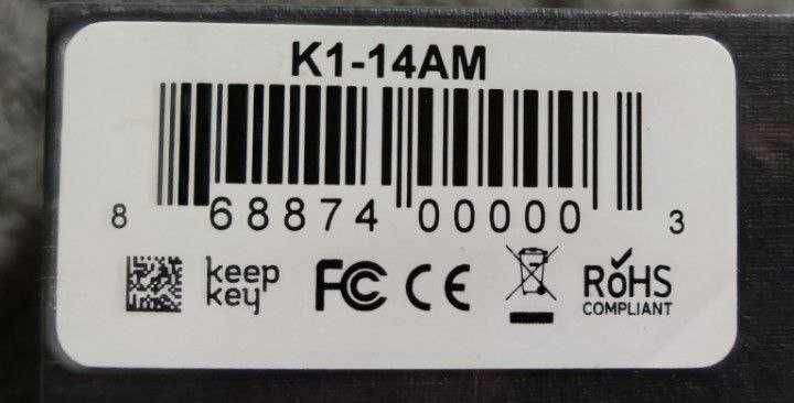 Аппаратный крипто кошелек KeepKey K1-14AM