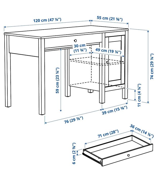Biurko IKEA Hemnes/ dostawa