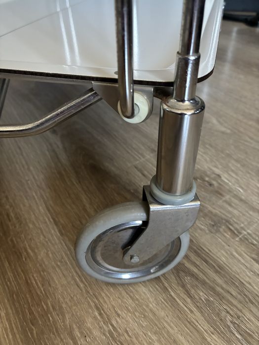 Barek na kółkach stolik pomocniczy vintage design lata 70 80