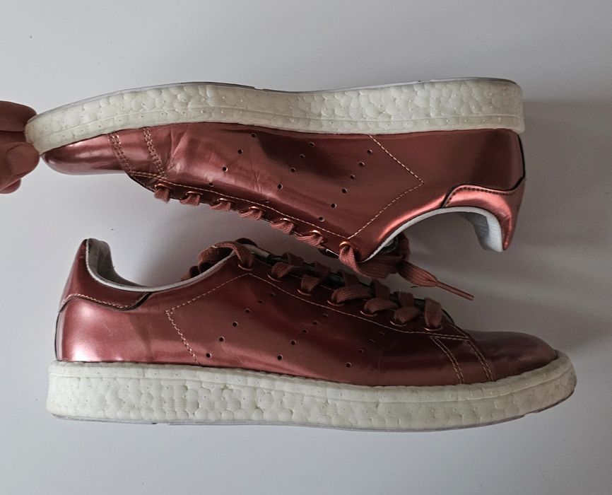 Adidas Stan Smith Boost Metallic 40 2/3 damskie buty sportowe różowe
