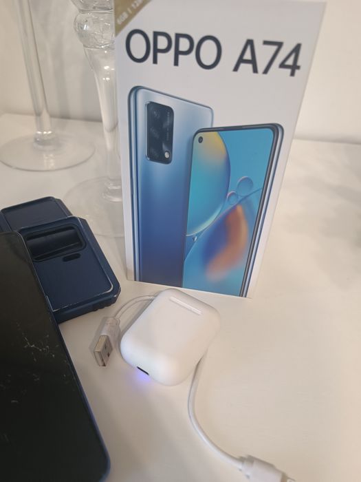 Telemóvel Oppo A74 visor partido