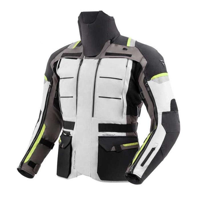 Kurtka motocyklowa Rebelhorn Cubby V Black/Grey/Flo Yellow PROMOCJA