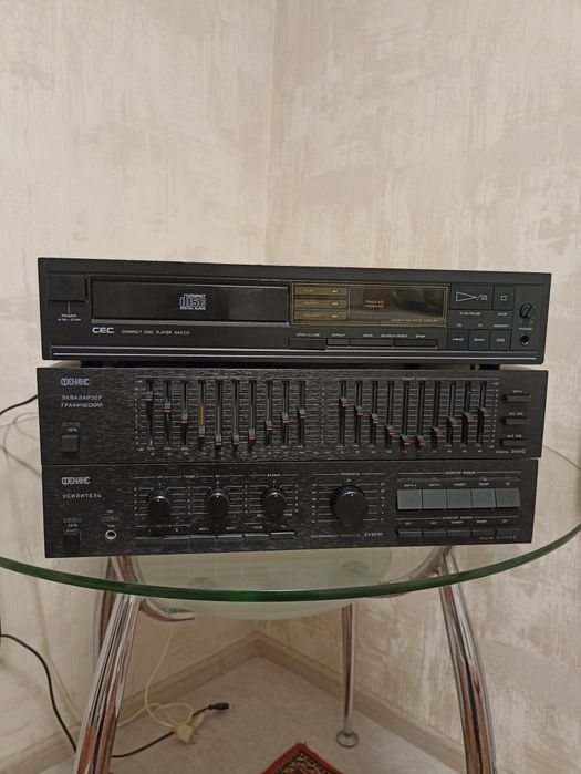 Усилитель Феникс 008.Эквалазер Э 008С,CD C.E.C..