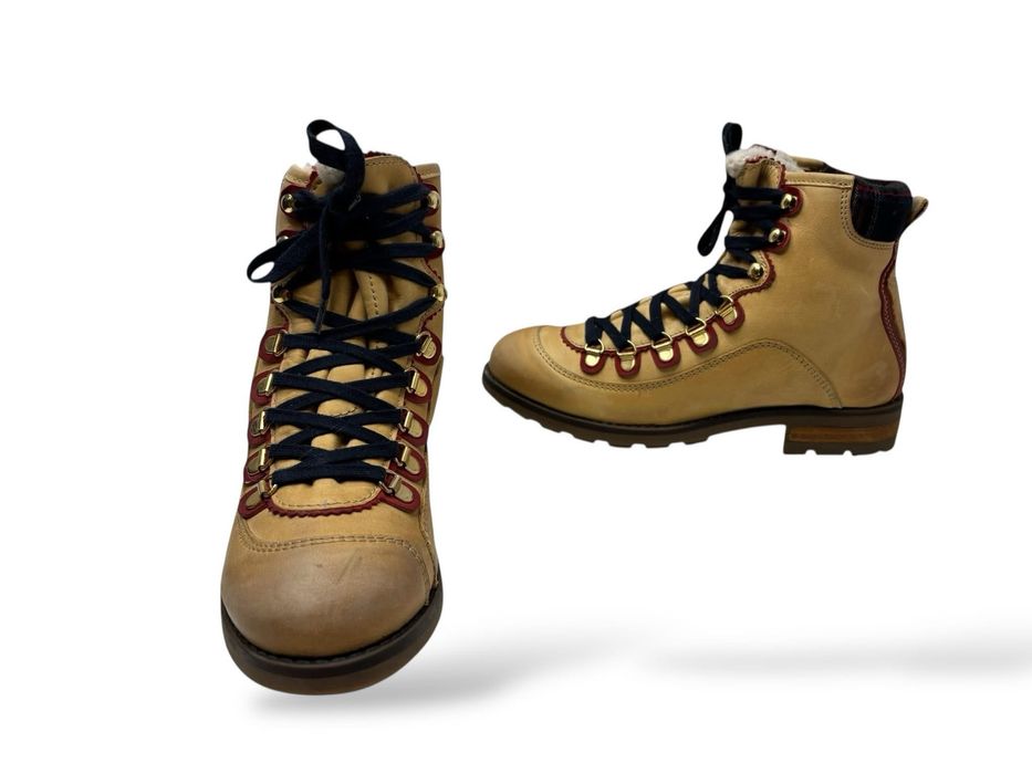 Buty trekkigowe skorzane delikatnie ocieplane Copa de nieve rozmiar 38