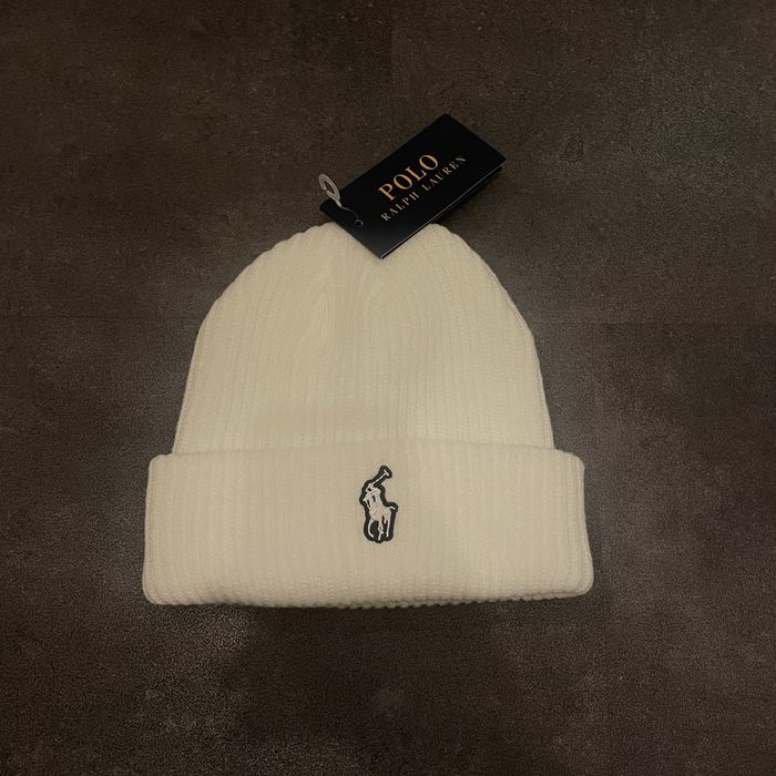 biała czapka ralph lauren