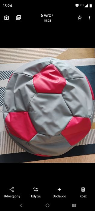 Piłka pufa 100 cm