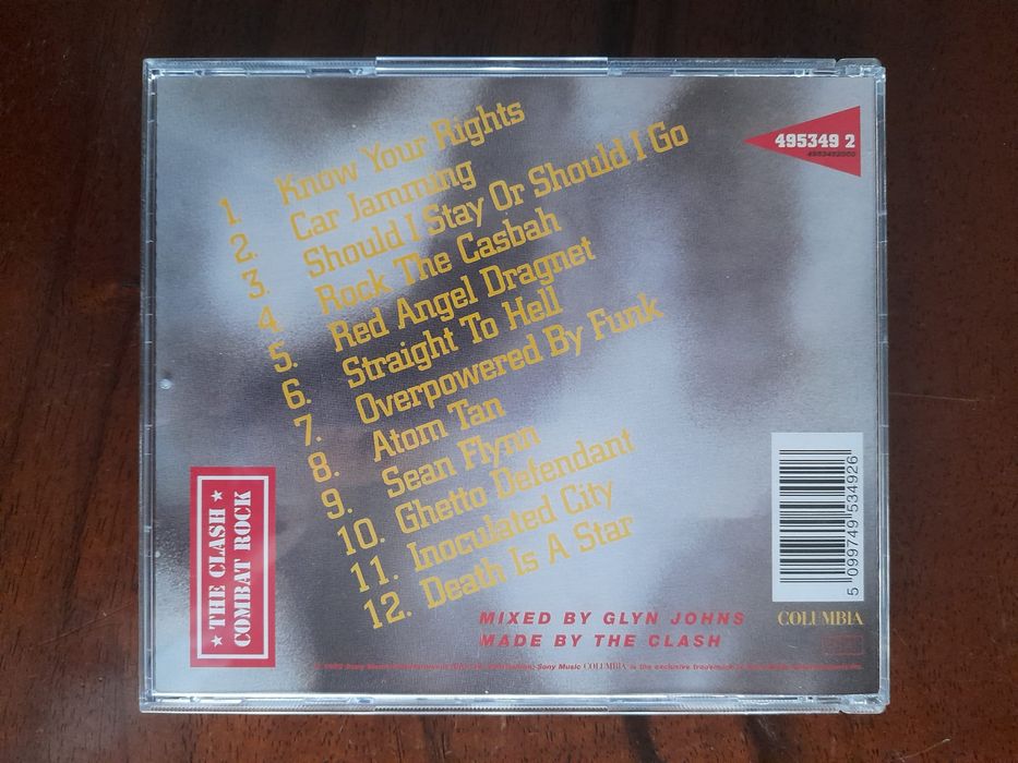 CD The Clash " Combat Rock " de 1982