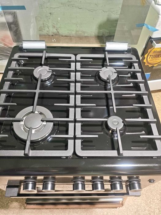 Новая газовая плита Grifon G643A-CAWB3 Антрацит (60х60)