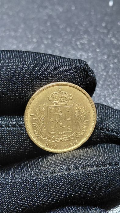 Moeda 5000 Reis D. Luis 1862