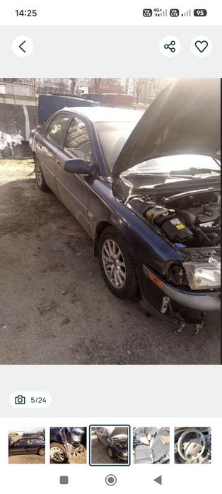 Volvo S80 2.4 бензин 140 л.с АКПП 2001г.в.