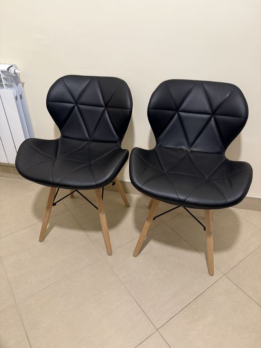 Krzesła krzesło skandynawskie czarne