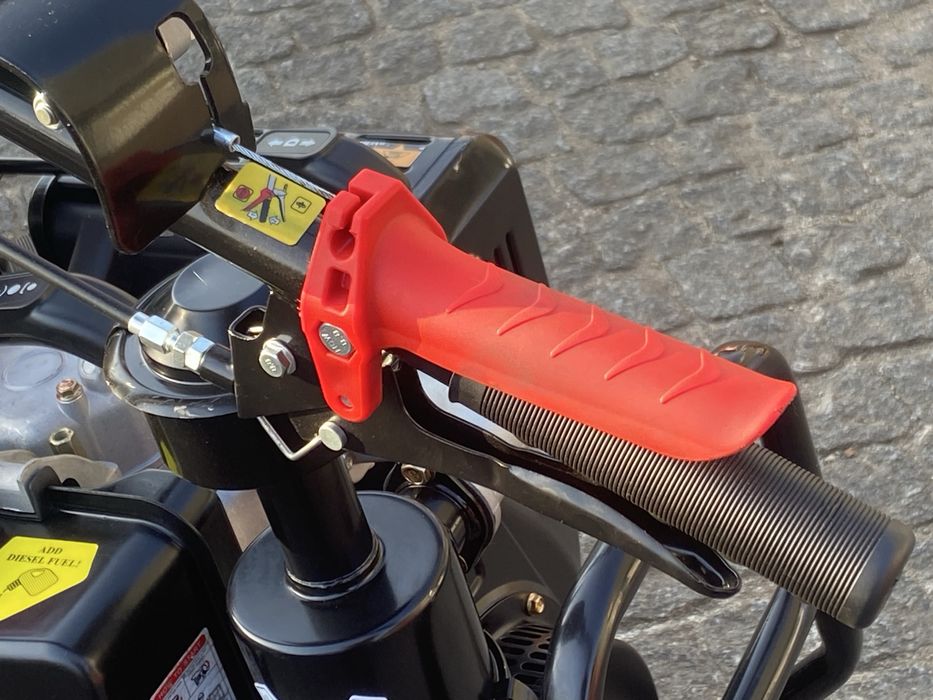Motocultivador gasoleo 10cvs com triturador martelos