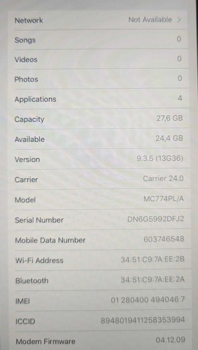 iPad 2, model MC774PL/A