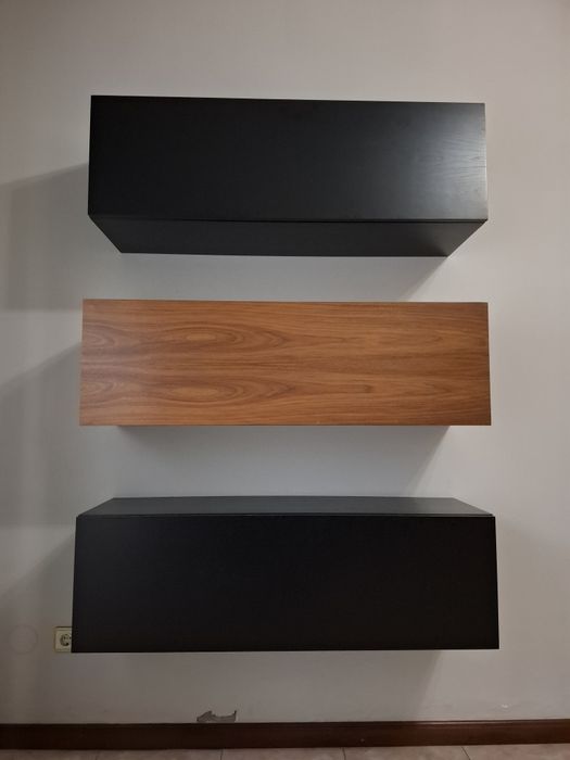 Armários de paredes Nogueira e Carvalho Wengue