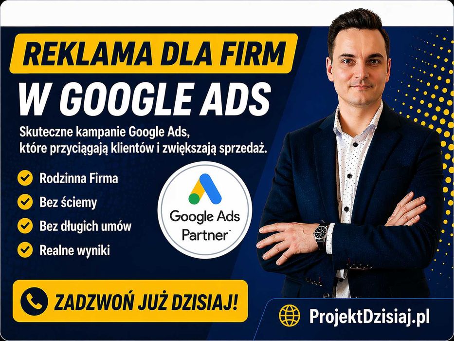 Reklama w internecie dla firm - niezależny specjalista Google Ads - reklama dla firm, reklama online