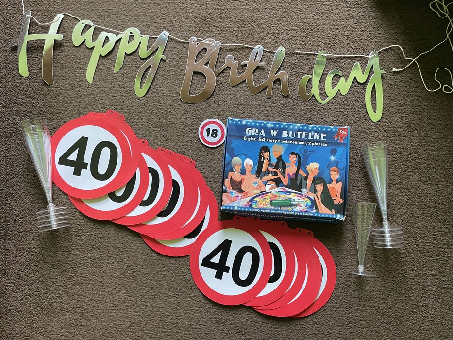 Pozostałości po imprezie akcesoria na imprezę